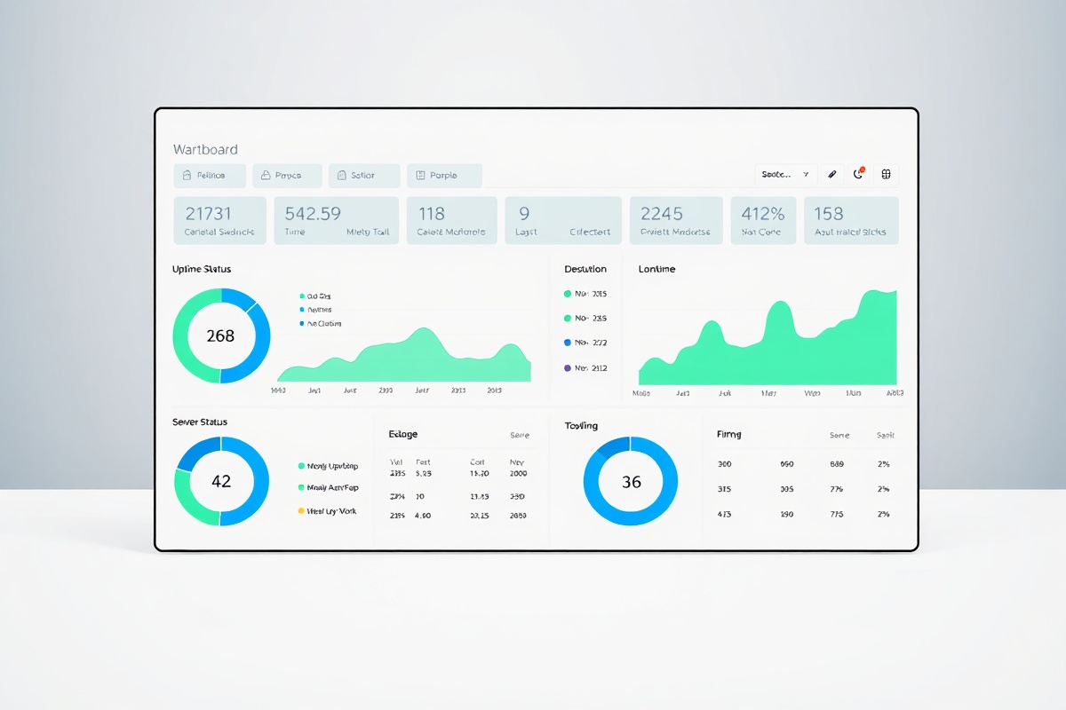 Detailed SitePulse analytics dashboard displaying historical uptime graphs and incident resolution logs
