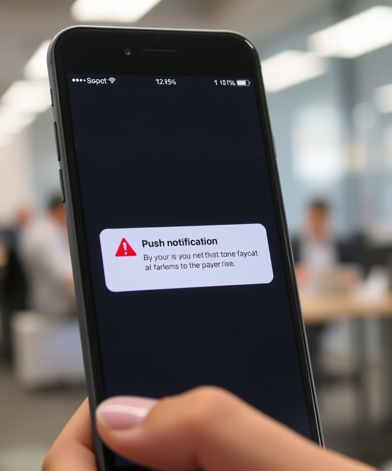 Mobile notification preview showing SitePulse alert with severity indicators and acknowledgment button